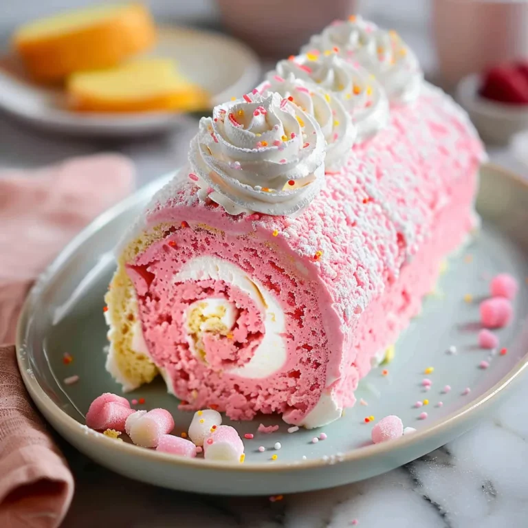 Japanese Cotton Candy Swiss Cake Roll