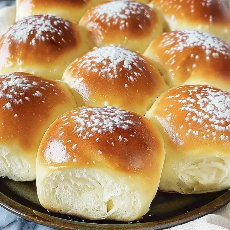Japanese Milk Bread Dinner Rolls