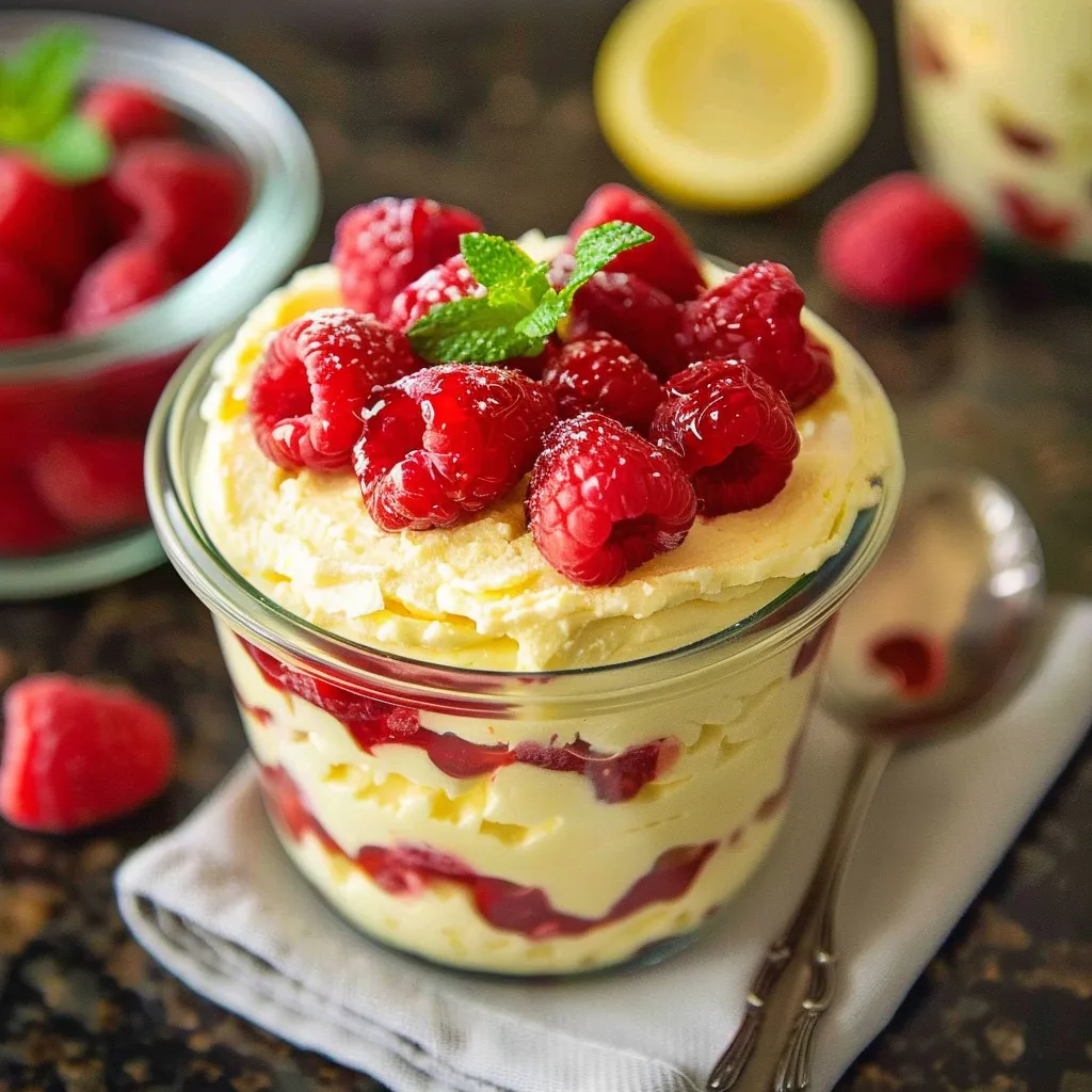 Lemon Raspberry Fluff