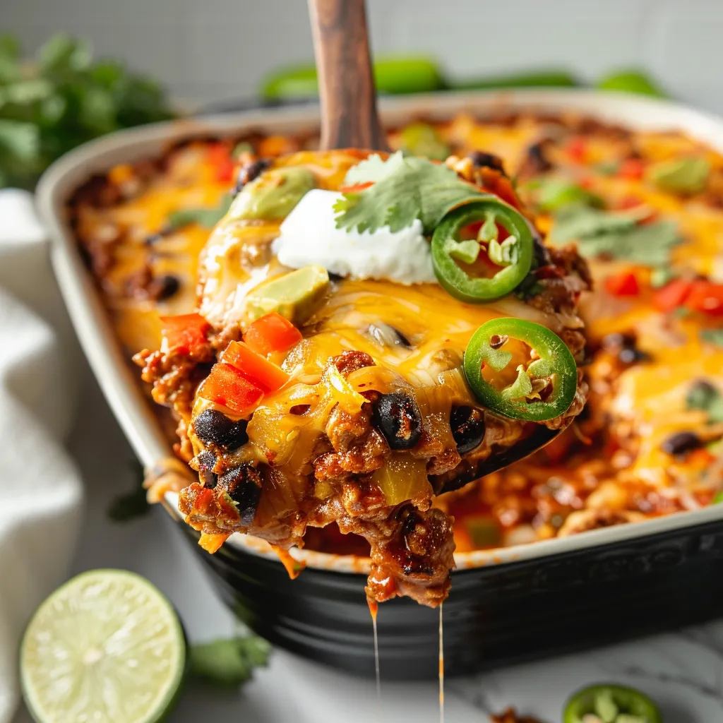 Mexican Ground Beef Casserole