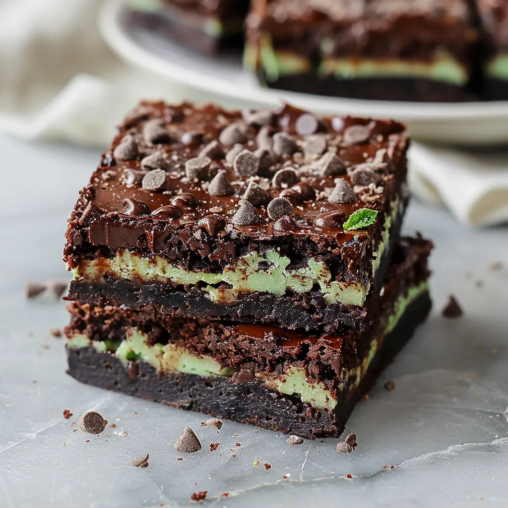 Mint Chocolate Brownies