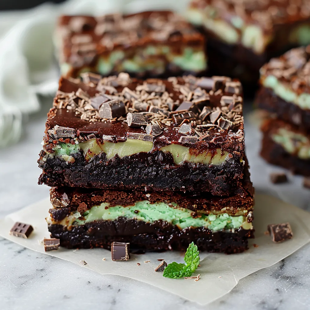 Mint Chocolate Brownies