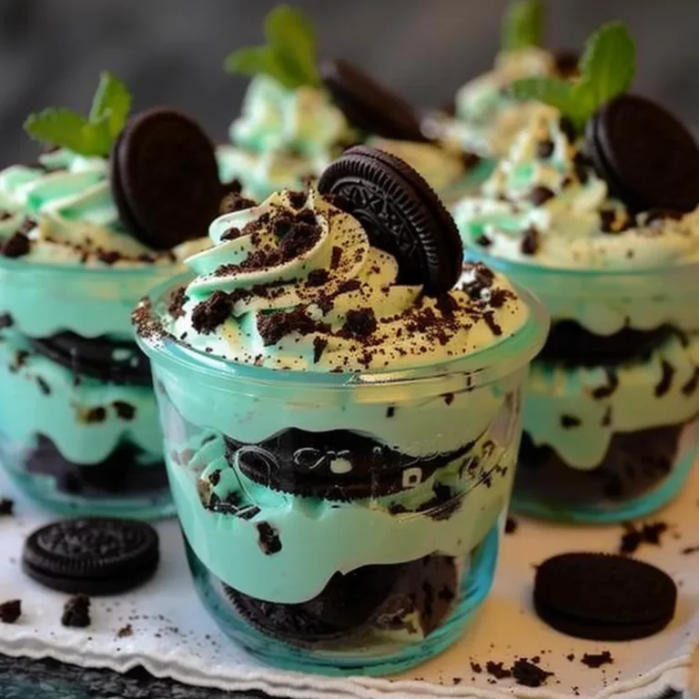 Mint Oreo Parfaits