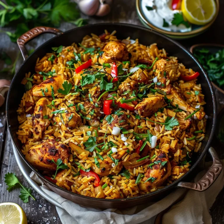 One Pot Chicken Shawarma Rice