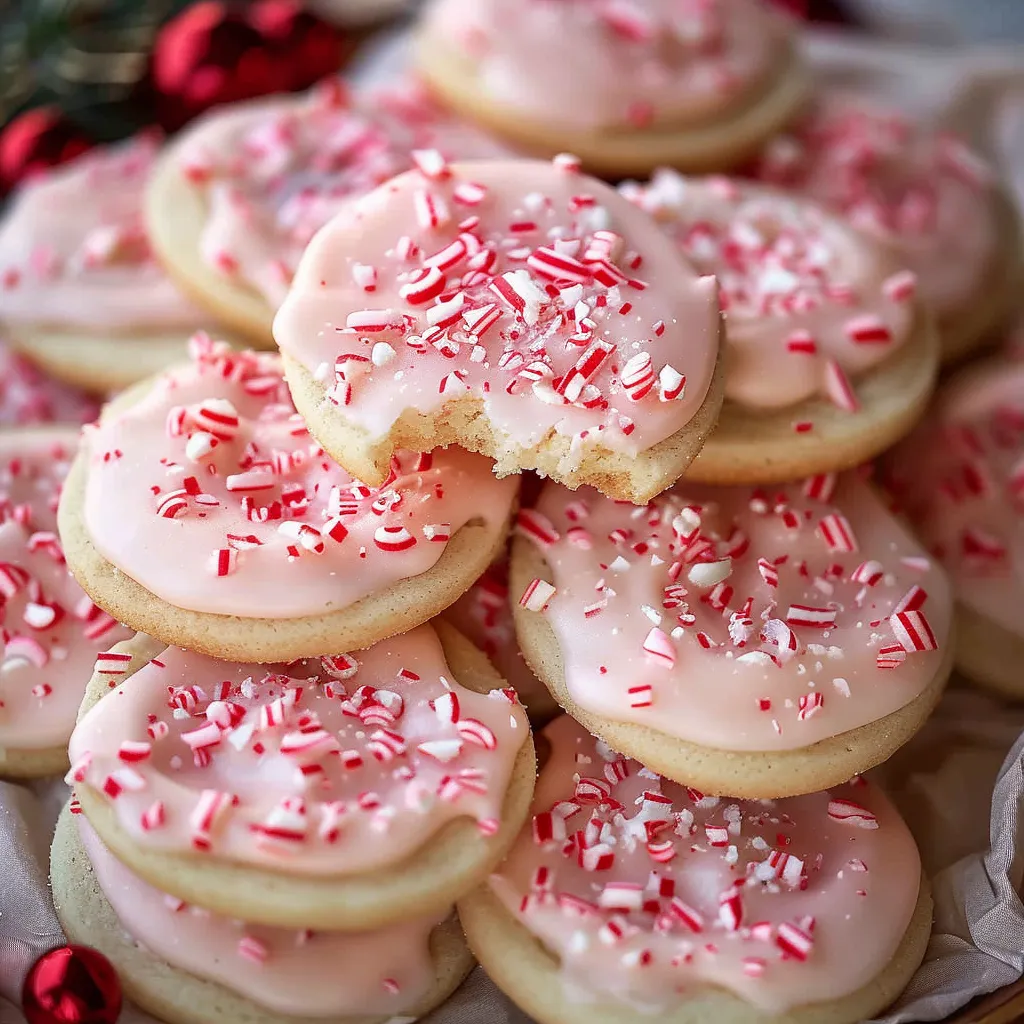peppermint meltaway cookies