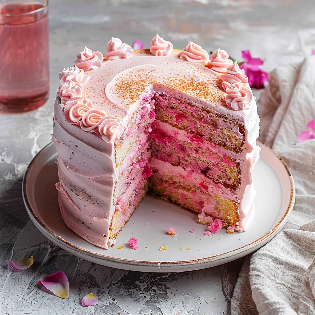 Pink Champagne Cake