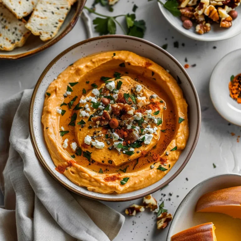 Pumpkin Whipped Feta Dip