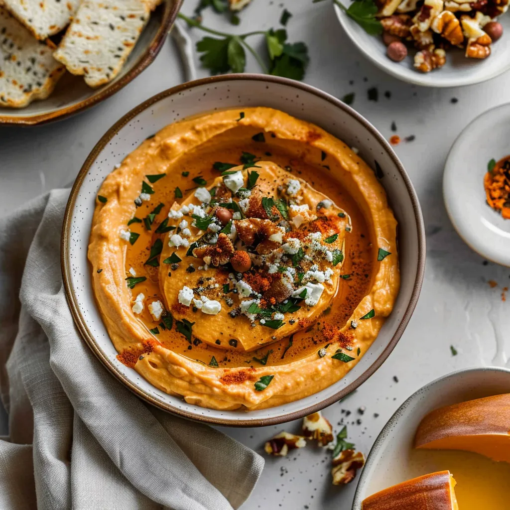Pumpkin Whipped Feta Dip