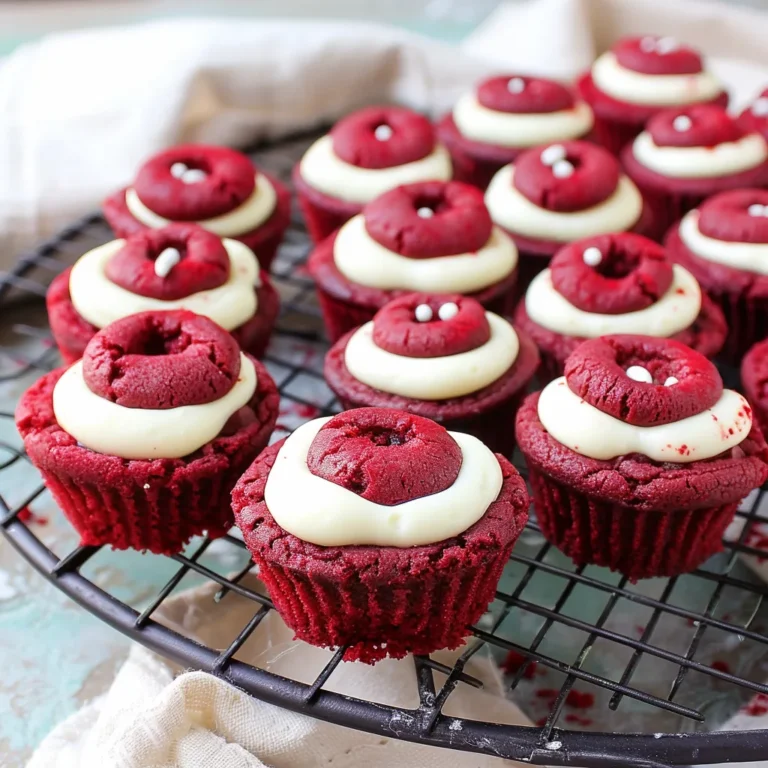 Red Velvet Cookie Cups