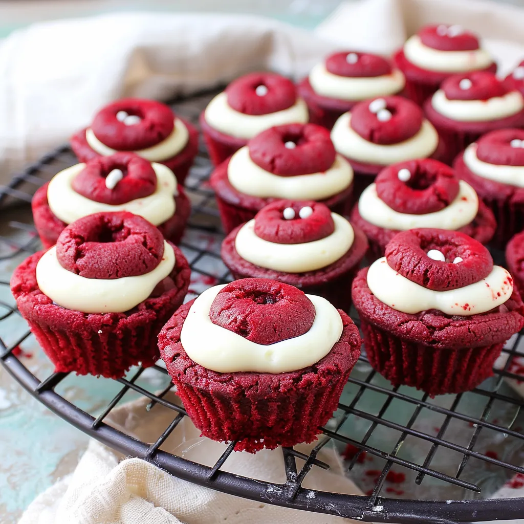 Red Velvet Cookie Cups