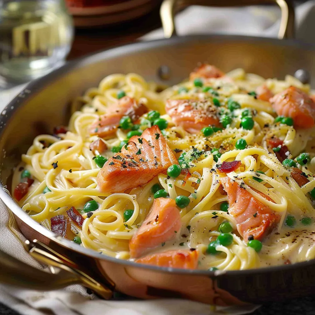 Smoked Salmon Carbonara