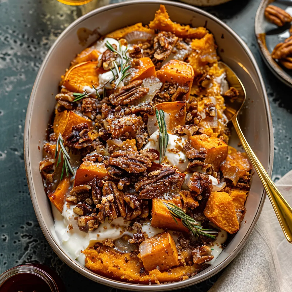 Southern Maple Sweet Potato Casserole