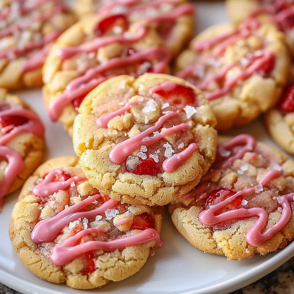 Strawberry Crunch Cookies