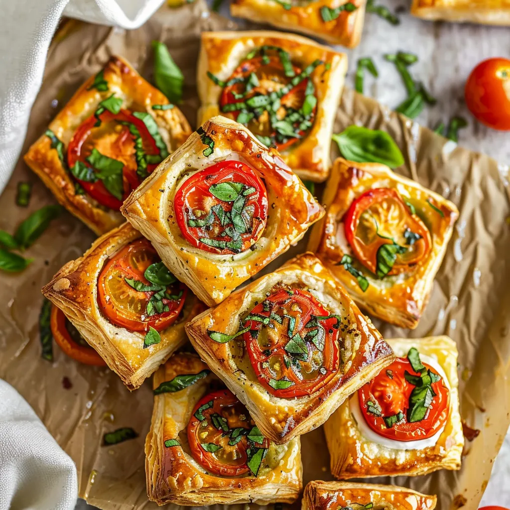 Tomato Tartlets with Puff Pastry