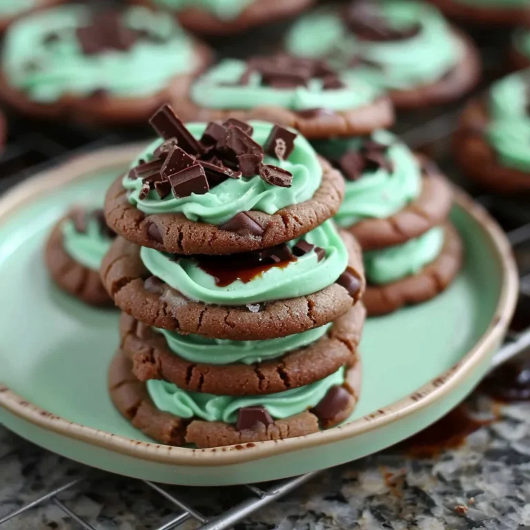 Ultimate Grasshopper Cookies with Andes Mints
