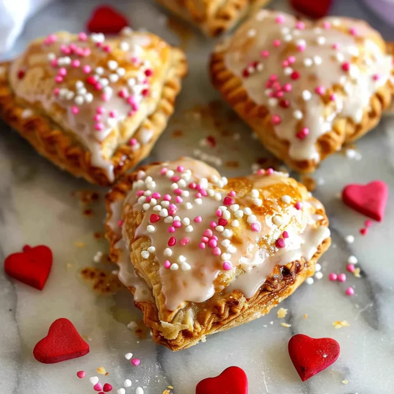 Valentine’s Day Mini heart Apple Pies