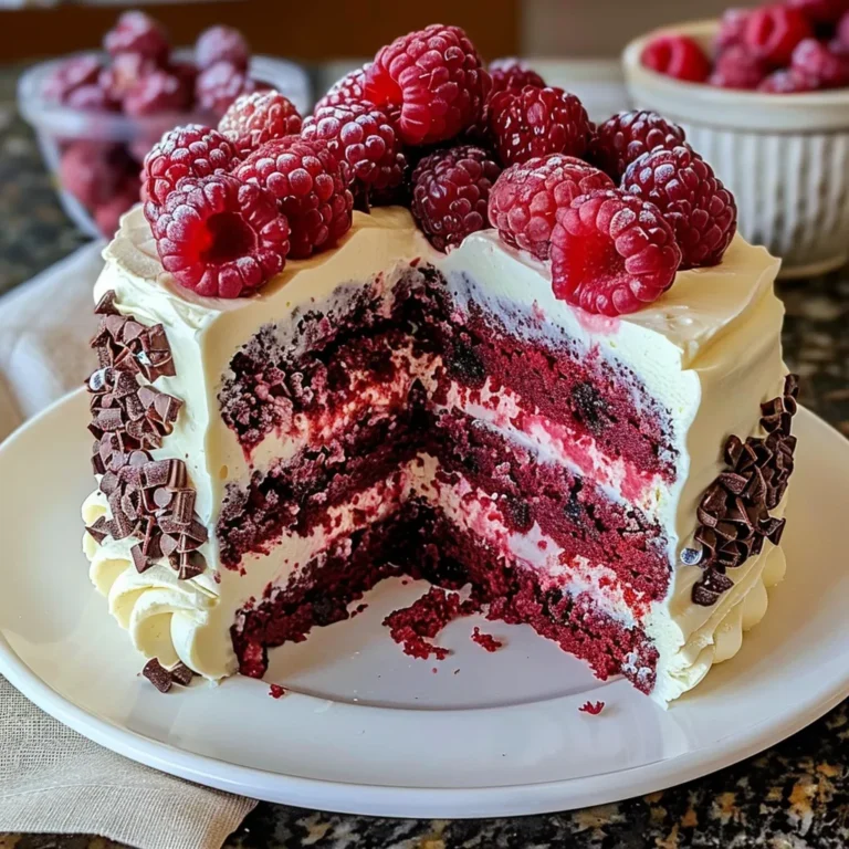 White Chocolate Raspberry Dream Cake