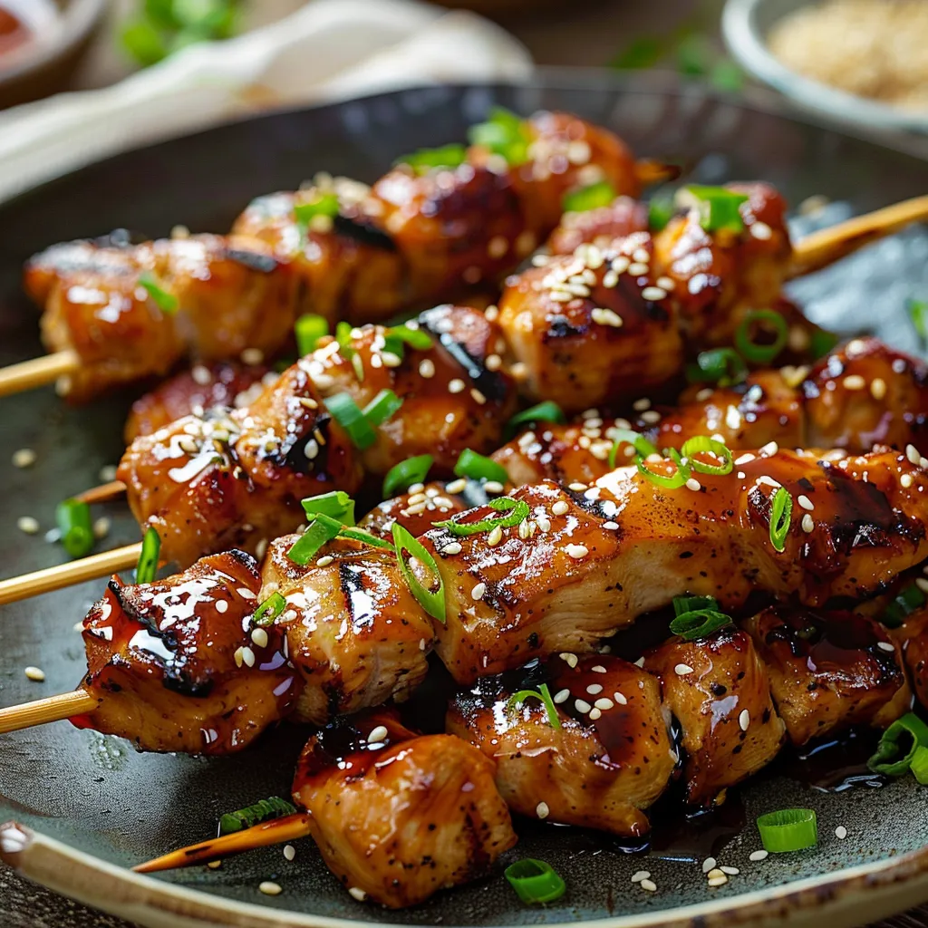 Yakitori (Japanese Grilled Chicken Skewers)
