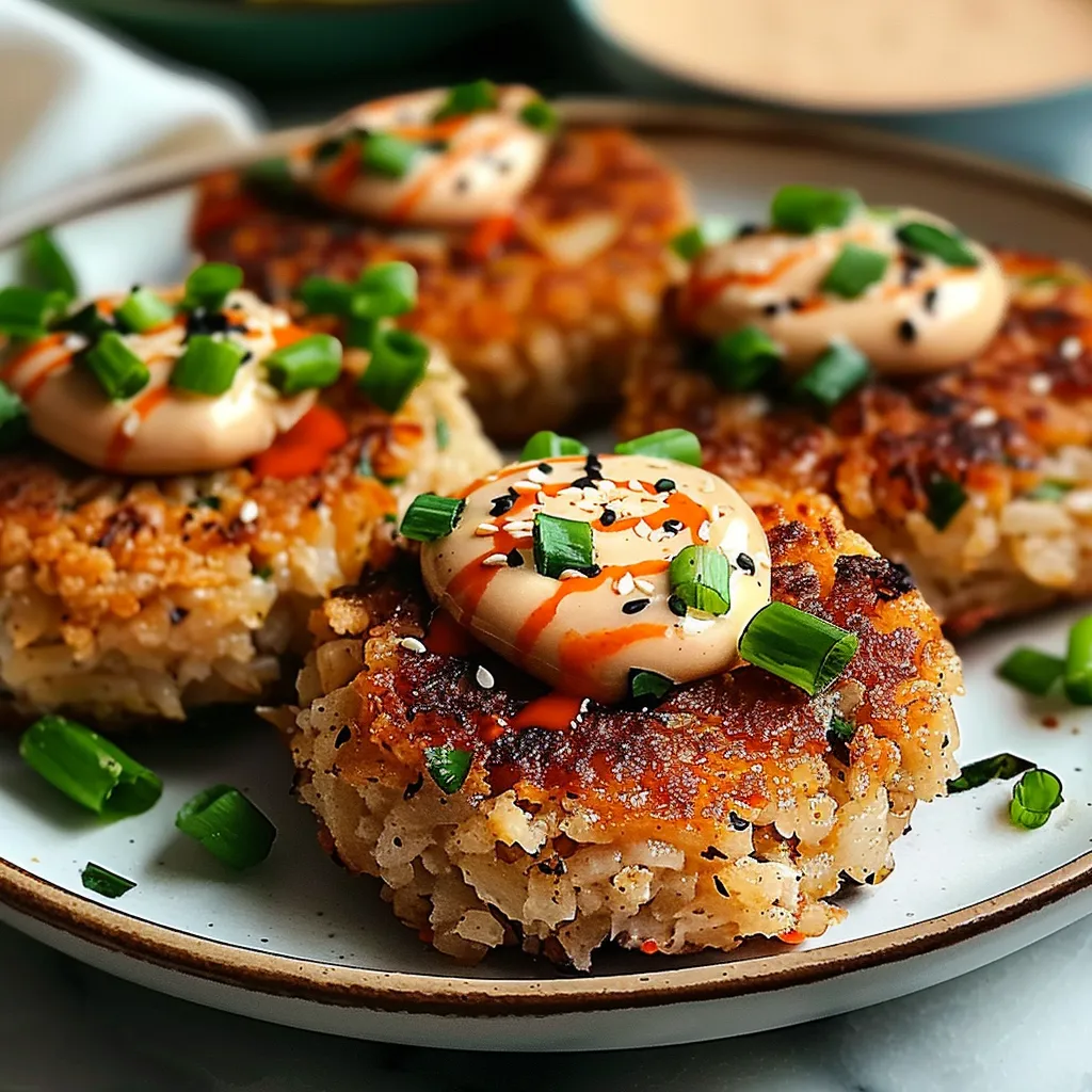 Asian Tuna Cakes with Spicy Mayo