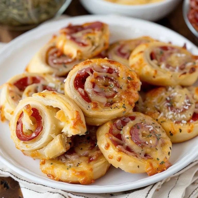 Cheesy Pepperoni Pinwheels