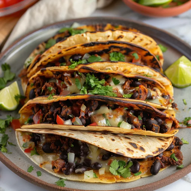 Crispy Black Bean Tacos