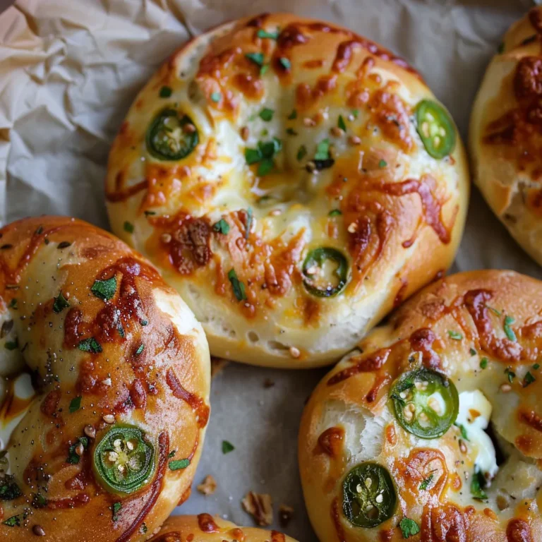 Jalapeno Cheddar Greek Yogurt Bagels