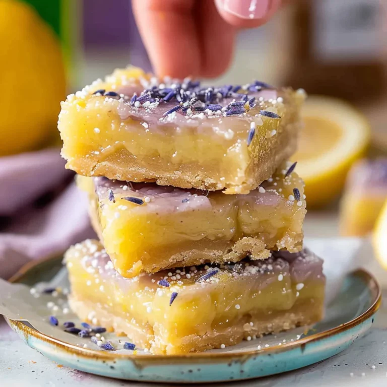Lavender Lemon Bars