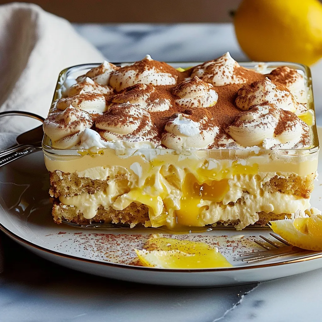 Limoncello Lemon Curd Tiramisu