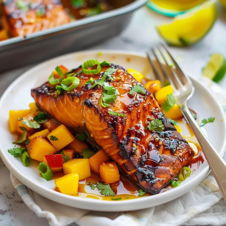 Mango Teriyaki Salmon