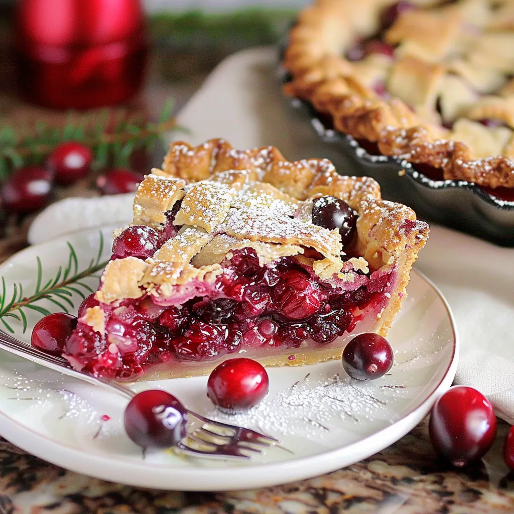 Nantucket Holiday Cranberry Pie