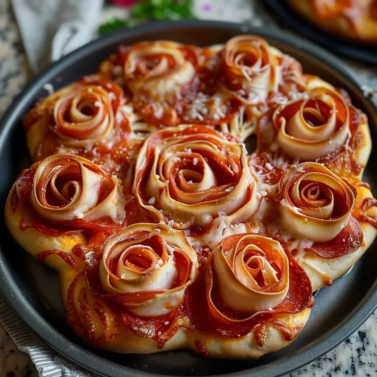 Pizza Roses for Valentine’s Day