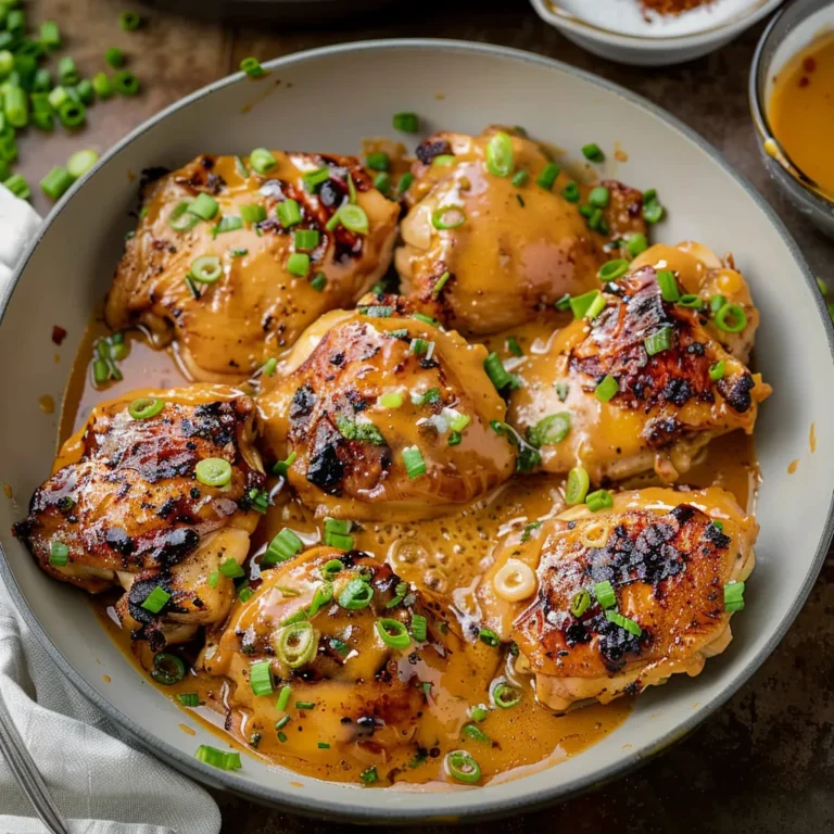 Skillet Bang Bang Chicken Thighs