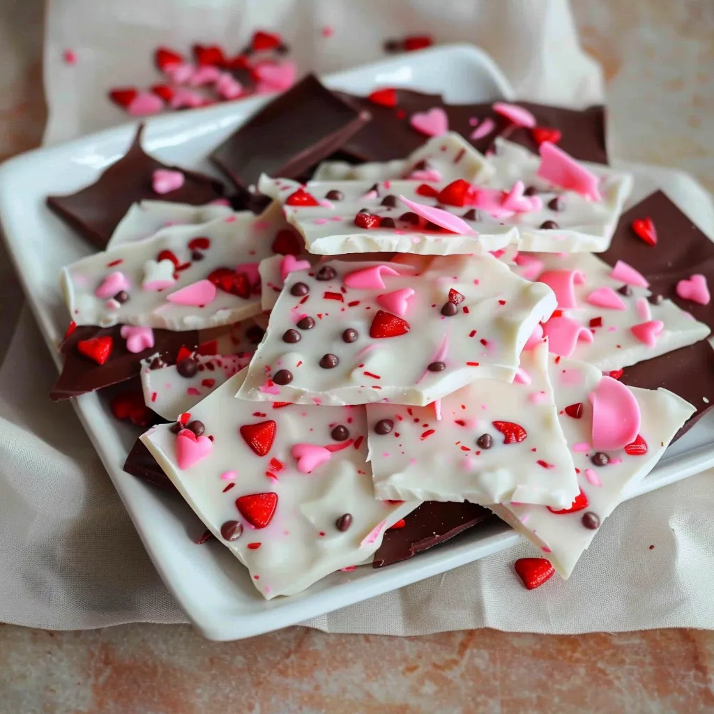 Valentine’s Day Chocolate Bark