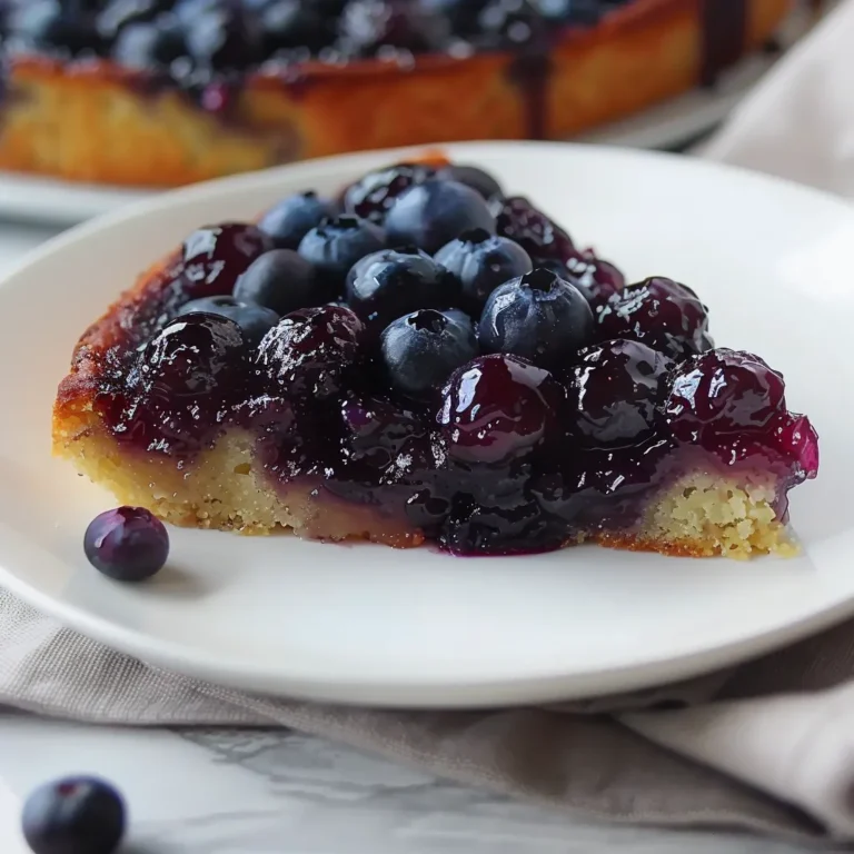 Blueberry Upside Down Cake
