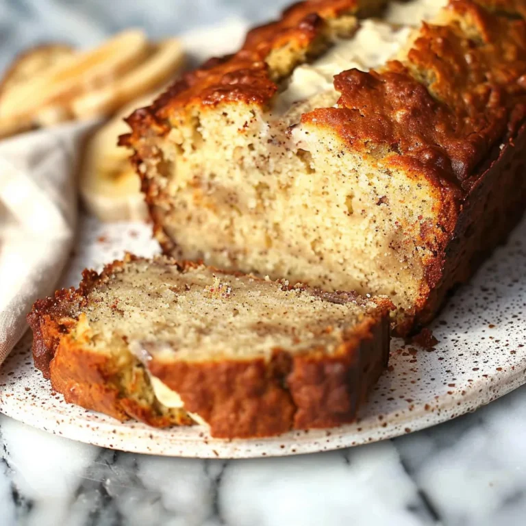 Cream Cheese-Filled Banana Bread