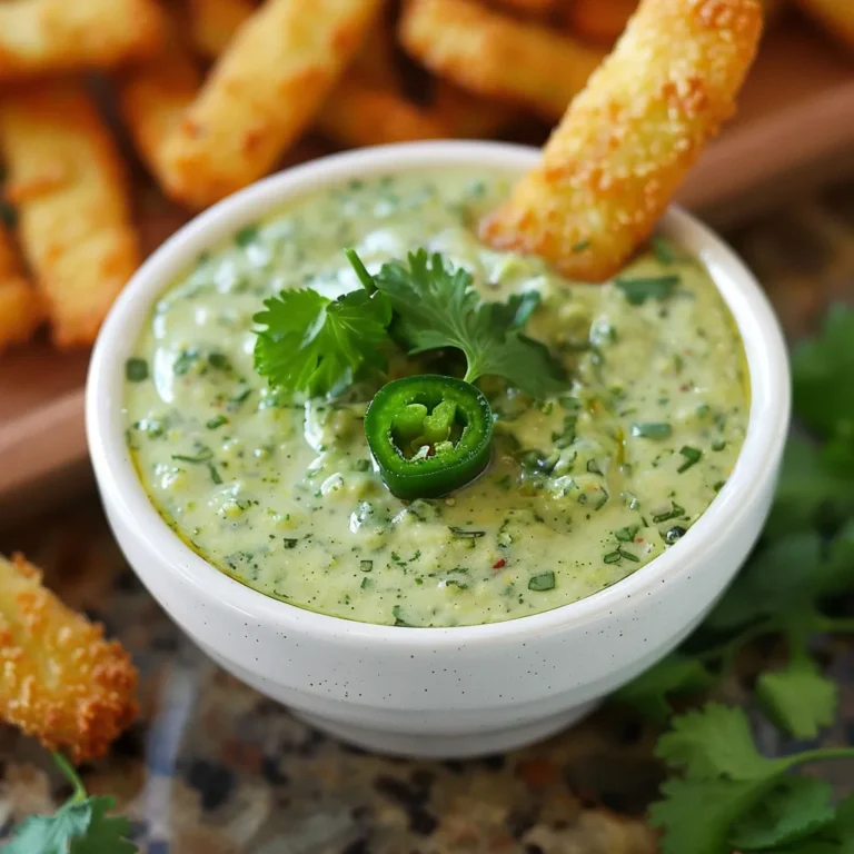 Creamy Jalapeno Cilantro Salsa