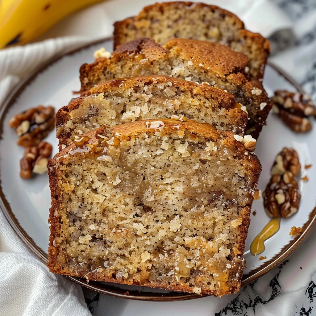 Honey Vanilla Banana Bread