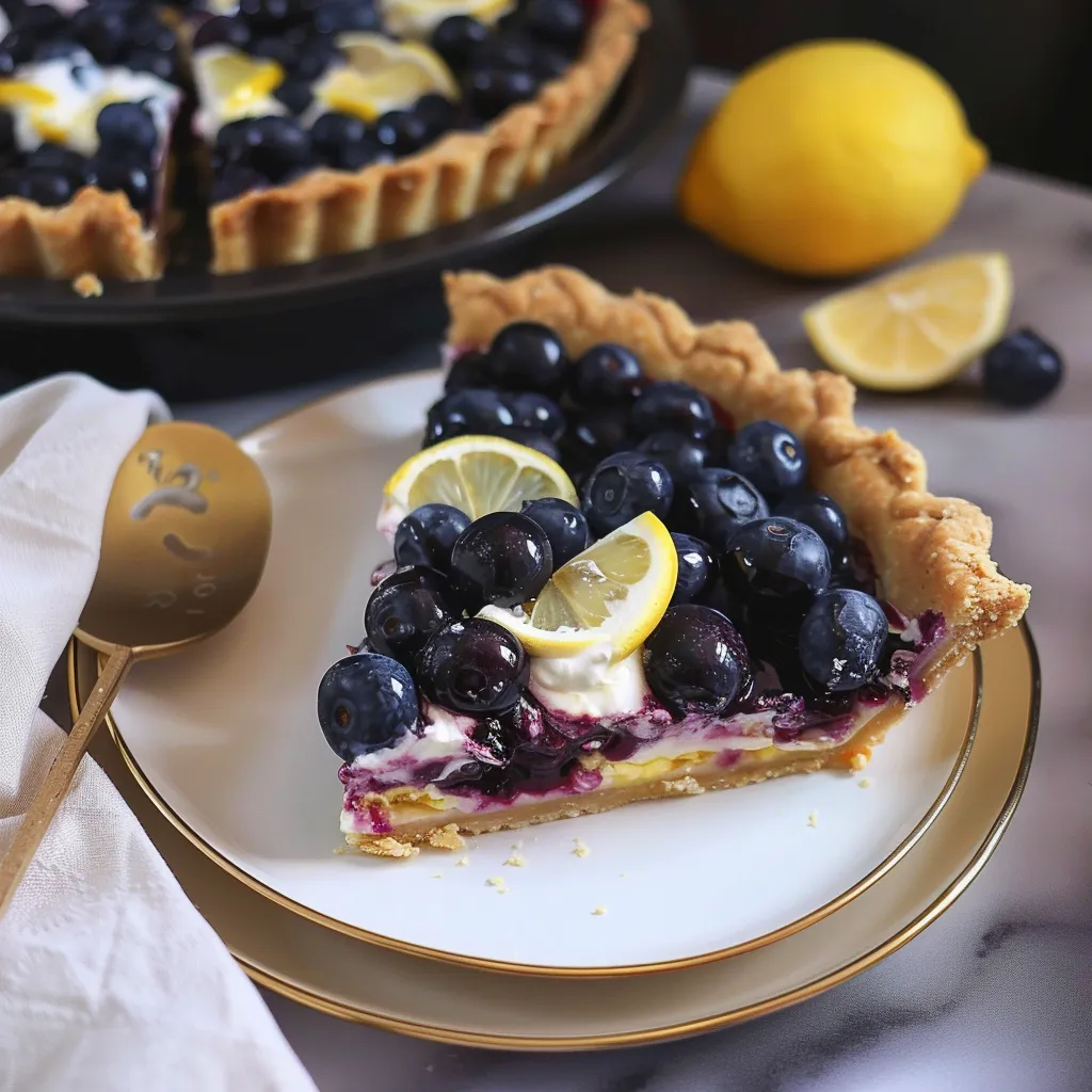 Lemon Blueberry Tart