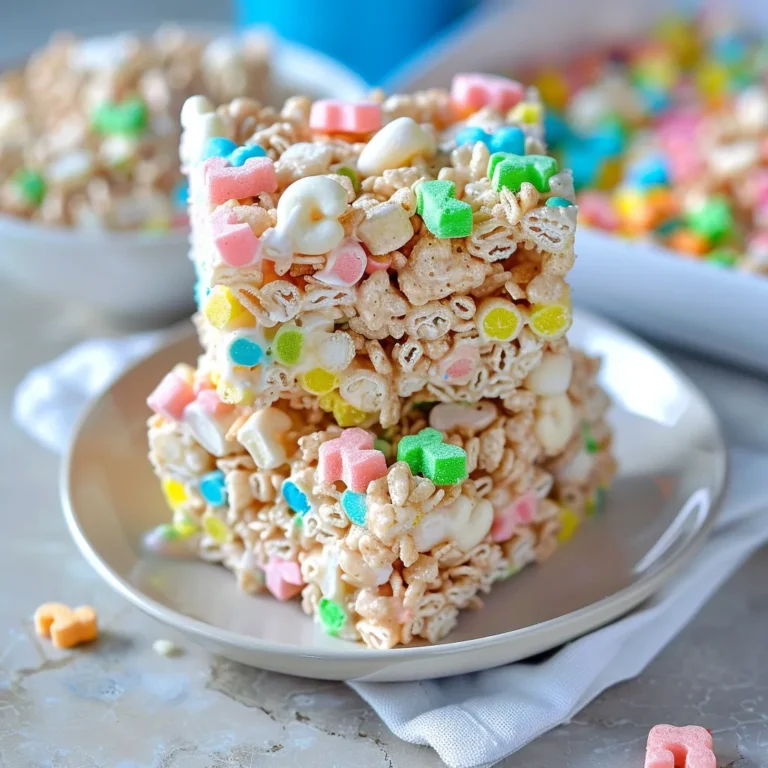 Lucky Charms Rice Krispie Treats