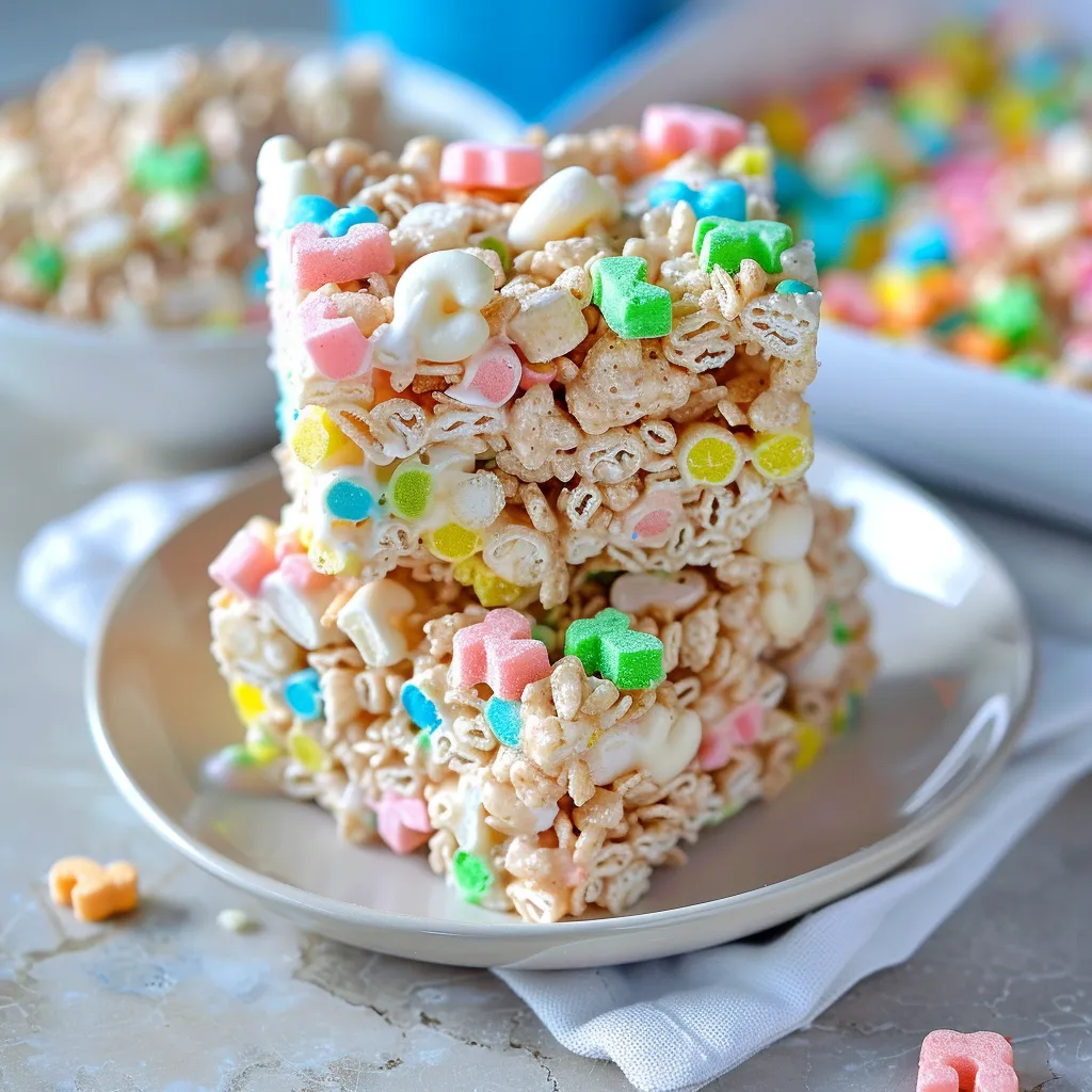 Lucky Charms Rice Krispie Treats