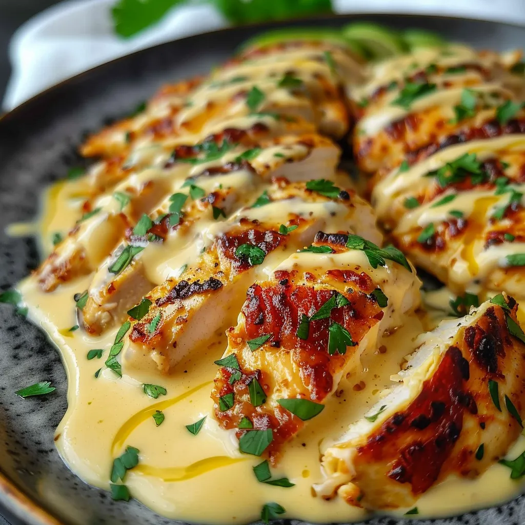 Mexican Chicken with Cheese Sauce