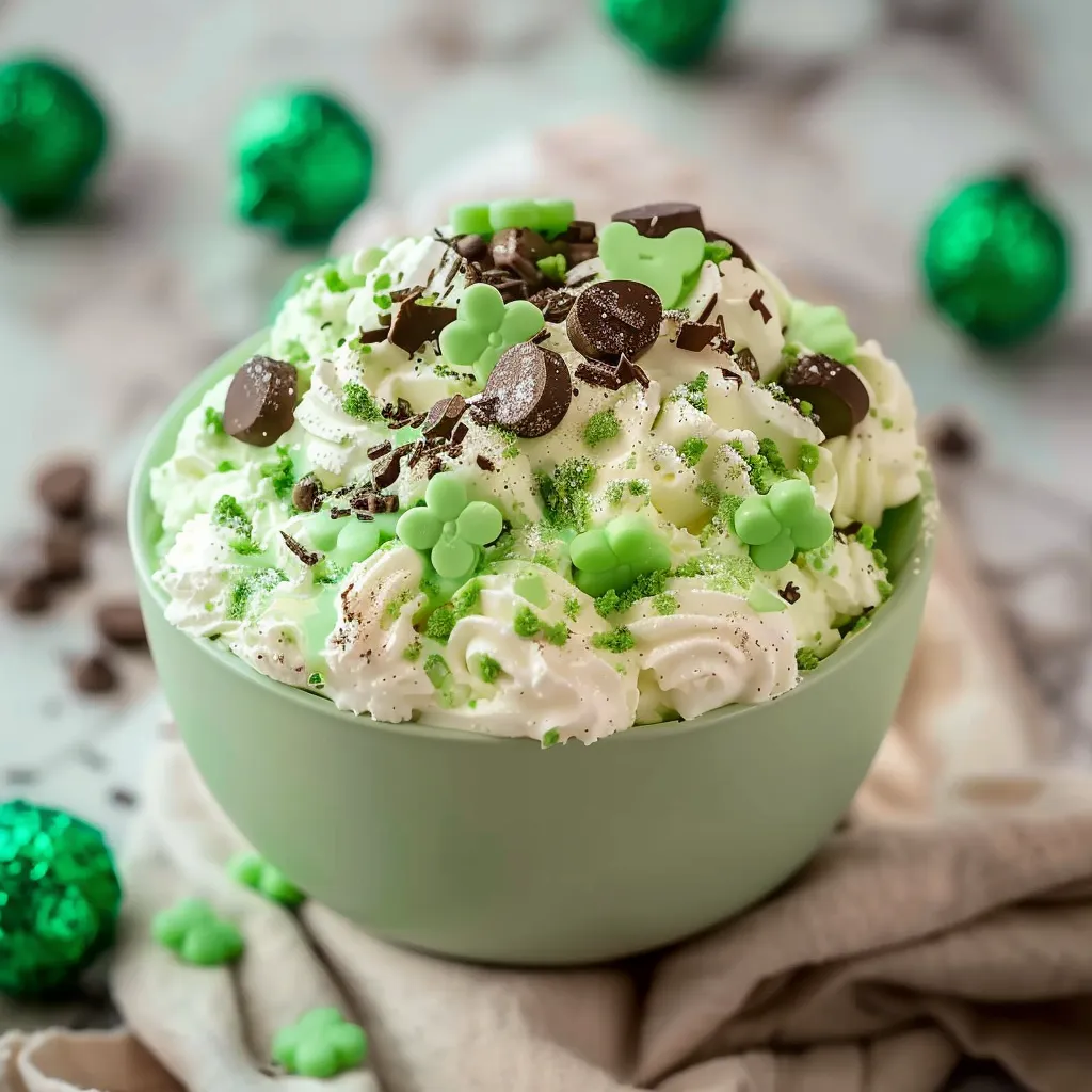 Shamrock Cheesecake Fluff