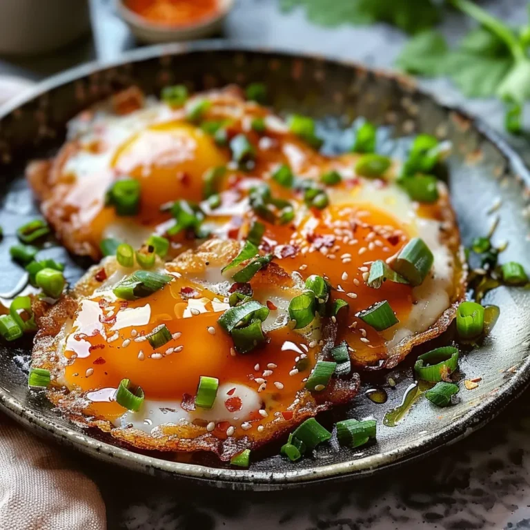 Spicy Sweet and Sour Fried Eggs