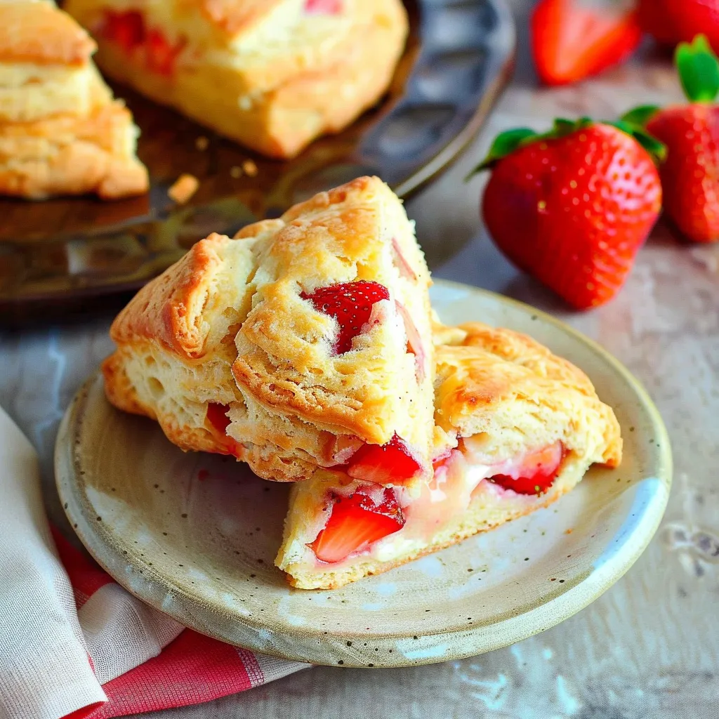 Strawberry Scones
