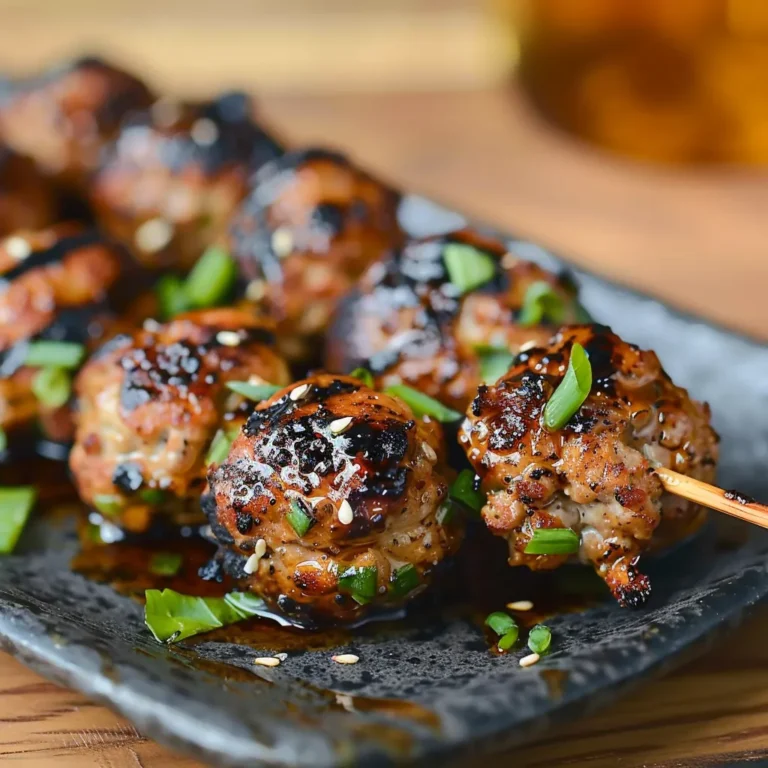 Tsukune (Japanese Chicken Meatballs