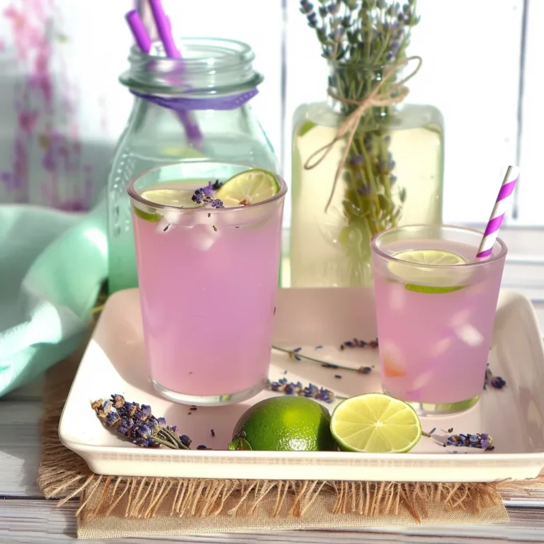 VANILLA LAVENDER LIMEADE