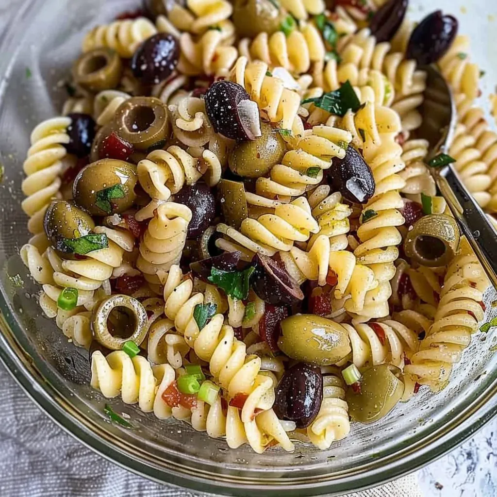 Amazing Olive Pasta Salad