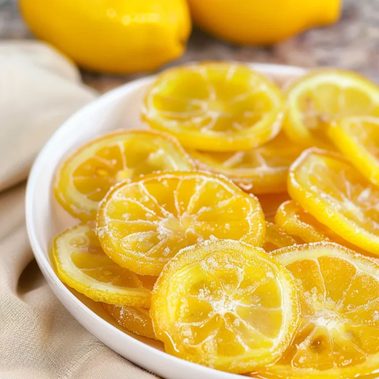 Candied Lemon Slices