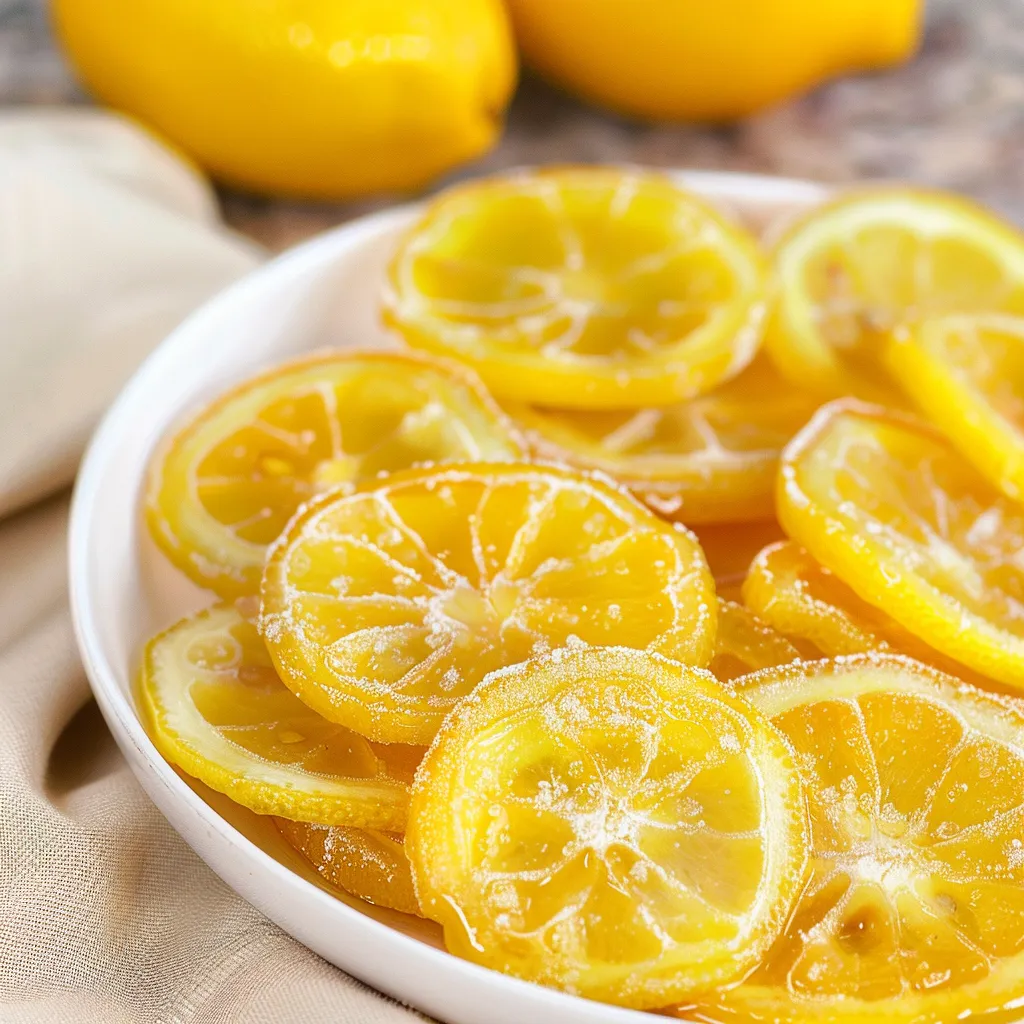 Candied Lemon Slices