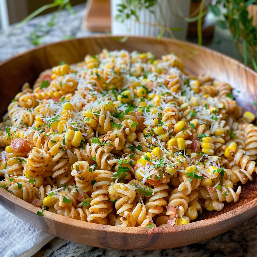 Corn and Rotel Pasta Salad